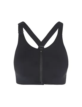 Damen Sport-BH Endruance High Support mit Zip schwarz XL W - On - FashionsVida