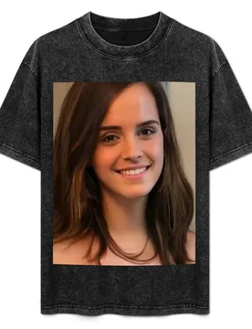 Emma Watson - Poster T-Shirt Casual Light Summer Short Sleeve Top - Aliexpress - FashionsVida
