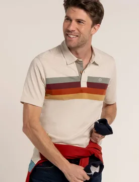 Shillingford Mens Retro Stripe Polo - Brakeburn - FashionsVida