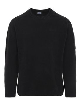 Pullover con lenti girocollo