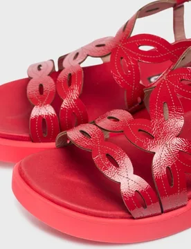 Sandalias de vestir de mujer de piel - Wonders - FashionsVida
