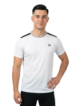 Club Short Sleeve T-shirt White / Black 3XL - Dunlop - FashionsVida