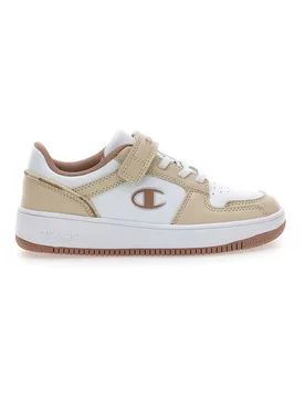 Sneakers beige e bianche con strappo RD18 2.0 Low G PS 32 - Champion - FashionsVida
