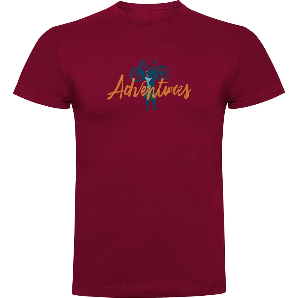 Maglietta A Maniche Corte Adventures Dark Red - Kruskis - FashionsVida