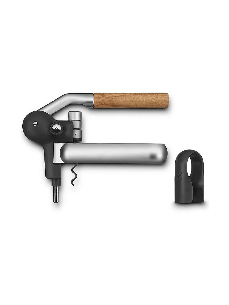 Sacacorchos de palanca con cortacápsulas BARIC Plata/Negro plata - WMF - FashionsVida
