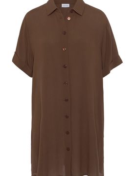 LASCANA Blusa marrón oscuro