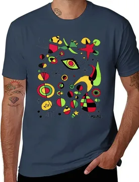 De Peces (Colorful Joan Miro Fish) Colores T-Shirt Simple Line Art Print Tee - Aliexpress - FashionsVida