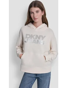 Sudadera de mujer de manga larga con logo - DKNY Jeans - FashionsVida