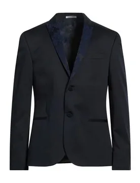 Americana Hombre Azul noche 48,54 Hombre - Grey Daniele Alessandrini - FashionsVida
