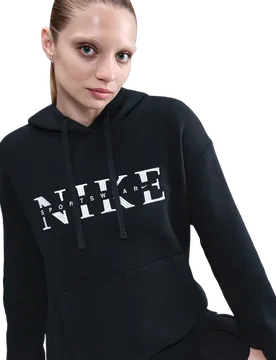 Sportswear Women Hoodies - Black - Size XS - Cotton Jersey - Black - Size: Extra Small - Nike - FashionsVida