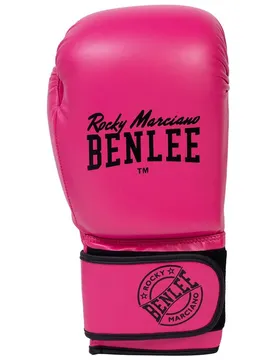 Gants De Boxe Artificiels Cuir Carlos Pink 14 oz
