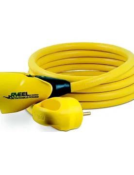 Eel Power Cable 7.62 M 50a Yellow One Size unisex - Parkpower By Marinco - FashionsVida