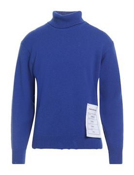 Rollkragenpullover Herren Blau L,XL Herren