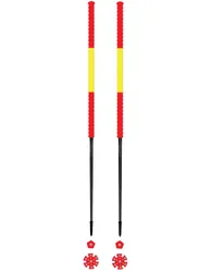 Bâtons de ski de randonnée - Espagne - Taille 115 cm - Rouge