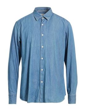 Jeanshemd Herren Taubenblau 42 Herren