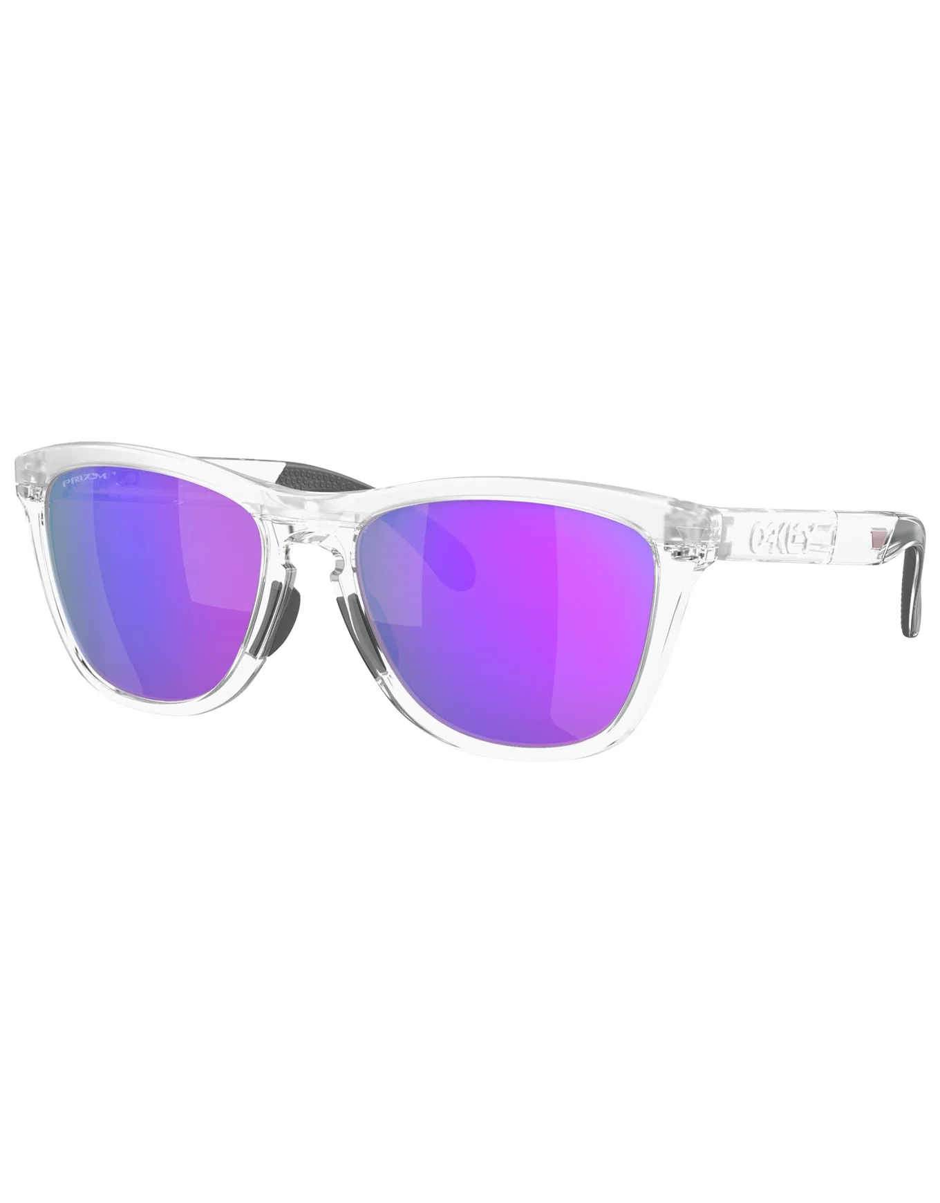 Lunettes de soleil - Frogskins Range Matte Clear Prizm Violet - Gris - Oakley - FashionsVida