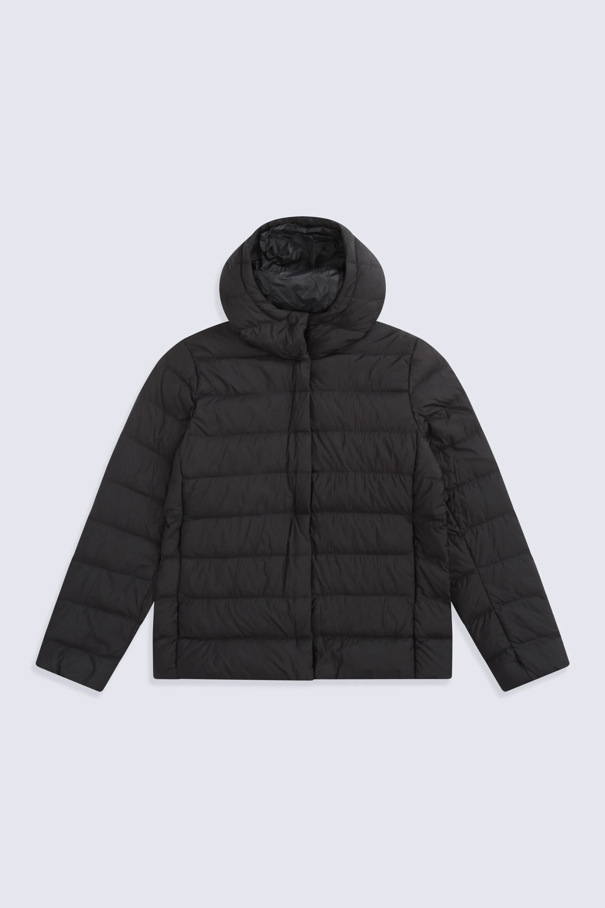 Womens Lightweight Down Packable Jacket - Black - Black - Size: 10 - Animal - FashionsVida