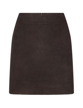 High Waist Mini Skirt with Zip Closure - Size 34