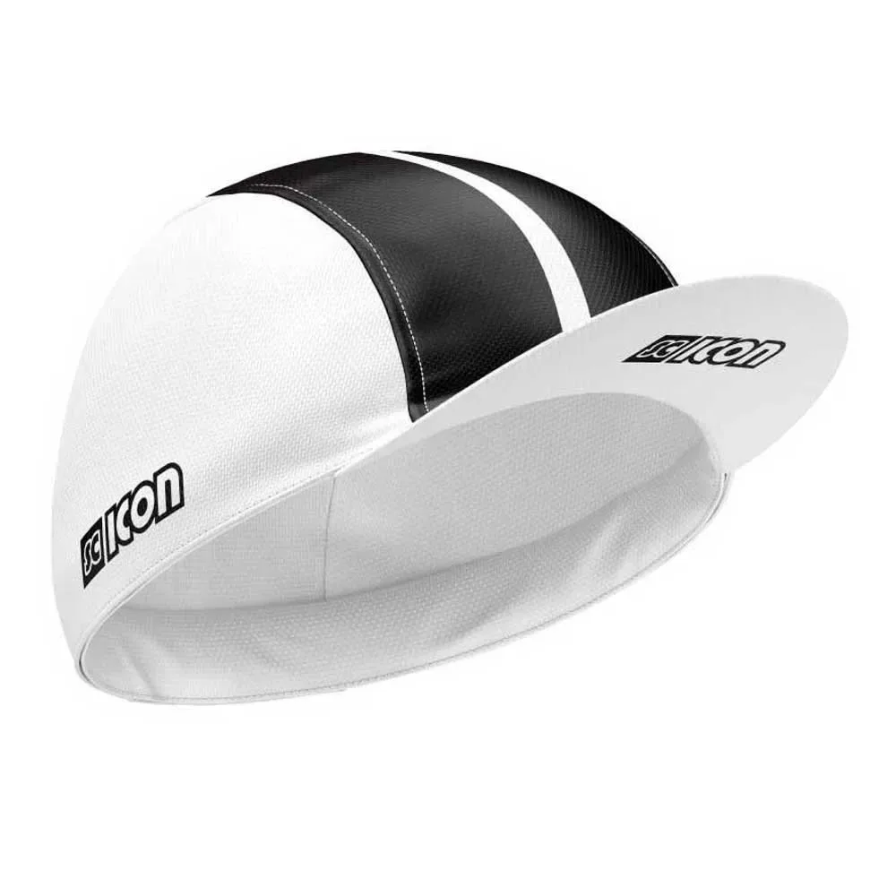 Cappellino Con Visiera White / Black - SCICON - FashionsVida