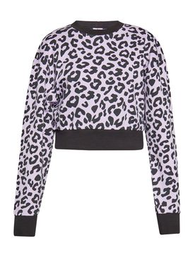 MYMO Sudadera lavanda / negro