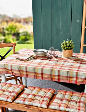 Tischdecke kariert 130 x 160 cm Eldo - 3Pagen - FashionsVida
