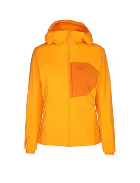 Arcteryx Isochaqueta Proton con capucha para mujer naranja S