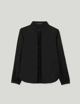 Bluse aus Baumwoll-Voile female