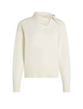 INK Rollkragenpullover weiss M damen