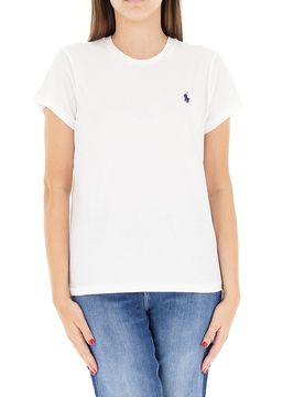 T-shirt girocollo BIANCO L