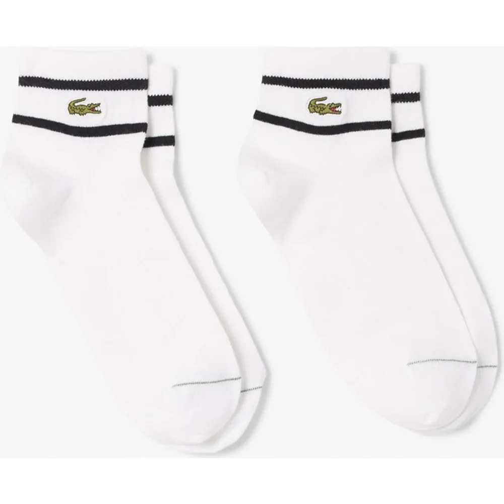 Pack de dos calcetines cortos multicolor - Lacoste - FashionsVida
