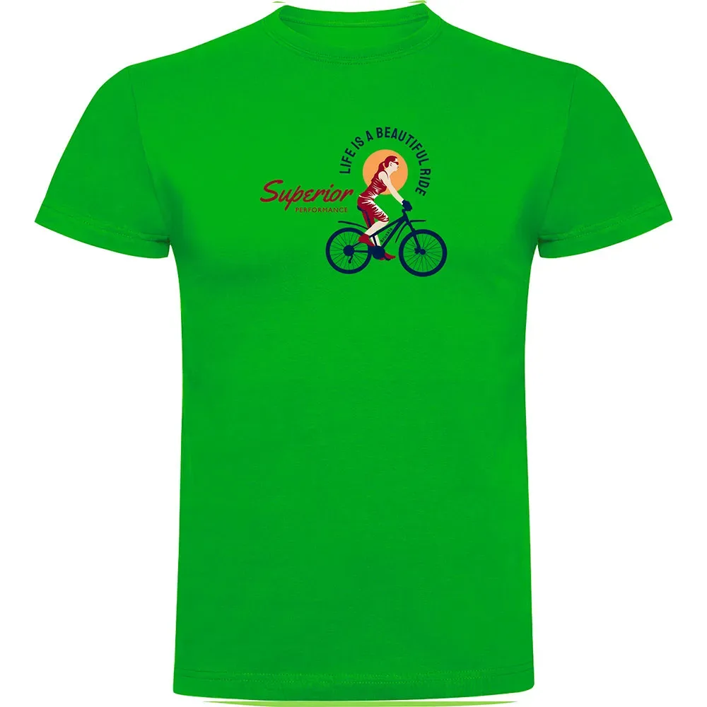 Maglietta A Maniche Corte Superior Performance Green - Kruskis - FashionsVida
