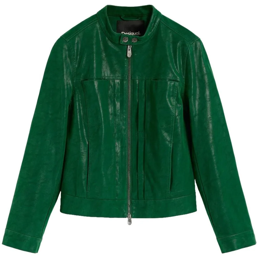 Cazadora de mujer efecto piel - Desigual - FashionsVida