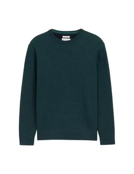 XL structured crewneck knit male