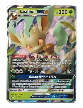 Pokemon SM Ultra Prism 13/156 Leafeon GX (Half Art) - Pokémon - FashionsVida