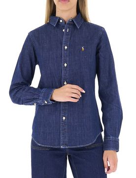 Camicia in jeans POLO BLU SCURO 0