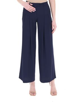 Pantalone wide leg BLU NAVY 48