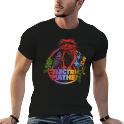 Electric Mayhem Retro T-Shirt Casual Holiday Short Sleeve Tee