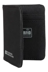 RFID Card Holder - Black - Black - Size: ONE