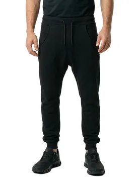 Pantalon De Survêtement Heavy Deep Crotch Black M - Build Your Brand - FashionsVida