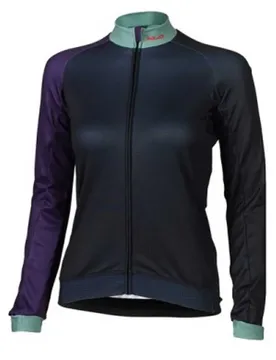 Maglia A Maniche Lunghe Race Blue / Green / Lilac