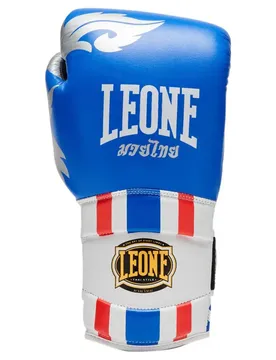 Gants De Boxe Artificiels Cuir Thai Style Blue 10 oz