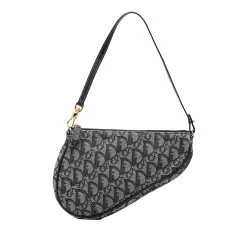 Mini issimo Canvas Saddle Pochette