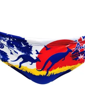 Australia Landscape Swimming Brief Royal S Men - TURBO - FashionsVida