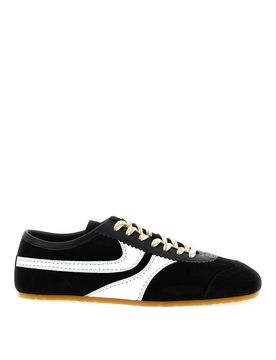 Sneakers in pelle scamosciata