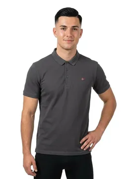 Polo A Maniche Corte Ealis Summer Grey Granit XL