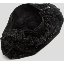 Bolso de mano con cristales brillantes multiposición