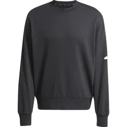 Essentials Loose Fit 3 Bar Logo Herren Sweatshirt, schwarz XL