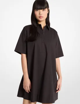 Vestido corto camisero 100% algodón - MICHAEL Michael Kors - FashionsVida