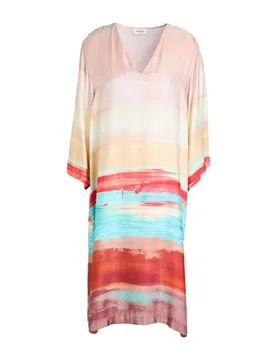Vestido midi Mujer Rosa palo 36,38 Mujer - Ottod'Ame - FashionsVida