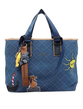 V°73 Borsa tote in denim Tita